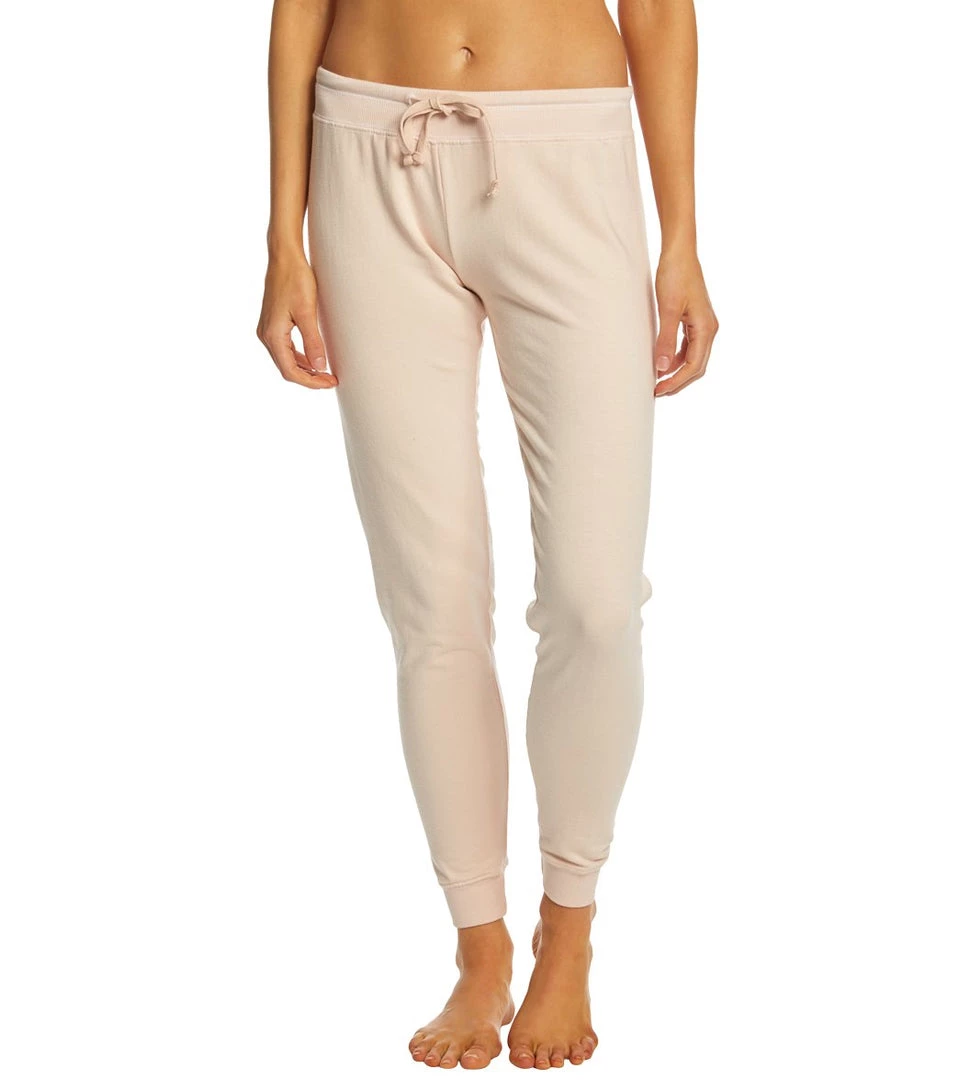 Spiritual Gangster Love Note Skinny Joggers Pink Sand 4 Spiritual Gangster Love Note Skinny Joggers Pink Sand