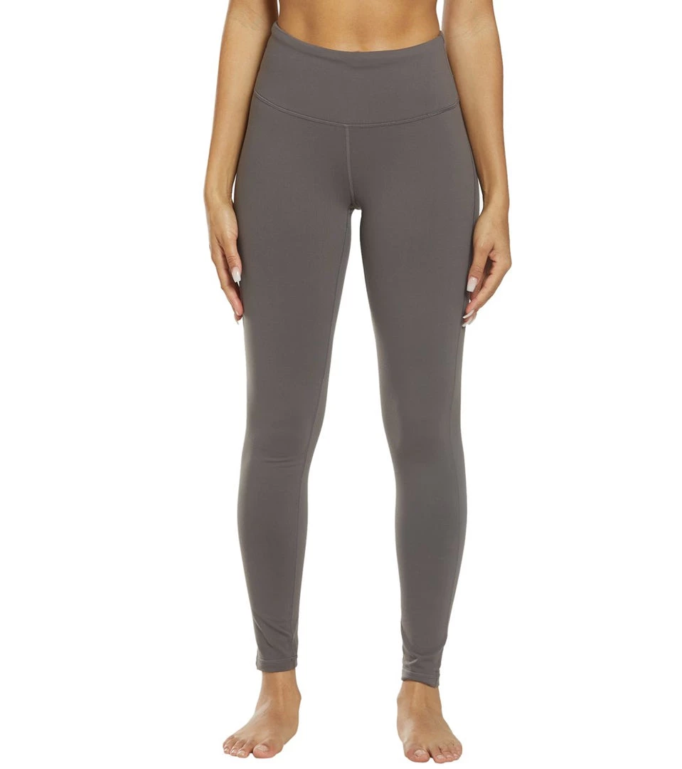 PrAna Transform High Waisted Yoga Leggings Granite 3 PrAna Transform High Waisted Yoga Leggings Granite