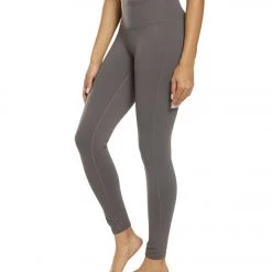 PrAna Transform High Waisted Yoga Leggings Granite 10 PrAna Transform High Waisted Yoga Leggings Granite