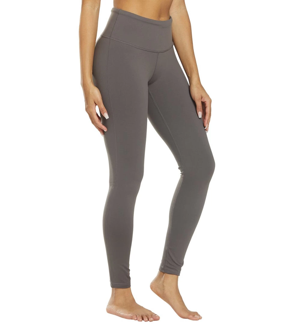 PrAna Transform High Waisted Yoga Leggings Granite 7 PrAna Transform High Waisted Yoga Leggings Granite