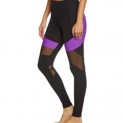 Onzie High Waisted Royal Yoga Leggings Electric Purple CLOTHING
