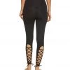 CLOTHING Onzie High Waisted Laced Up Yoga Leggings Black