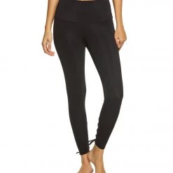CLOTHING Onzie High Waisted Laced Up Yoga Leggings Black