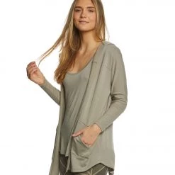Beyond Yoga Love And Fleece Hooded Cardigan Timber CLOTHING