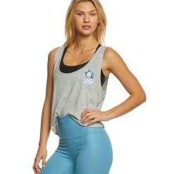 CLOTHING Everyday Yoga Mini Crystal Tank Athletic Grey