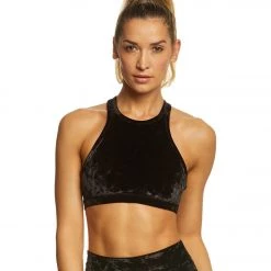 Beyond Yoga Crushed Velvet Studio Bra