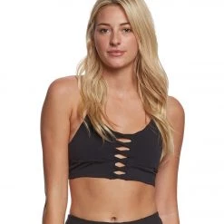 Mika Yoga Wear Cielo Crop Top Black CLOTHING