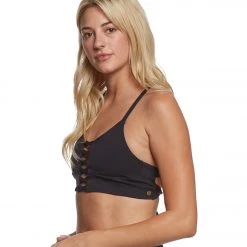 Mika Yoga Wear Cielo Crop Top Black CLOTHING