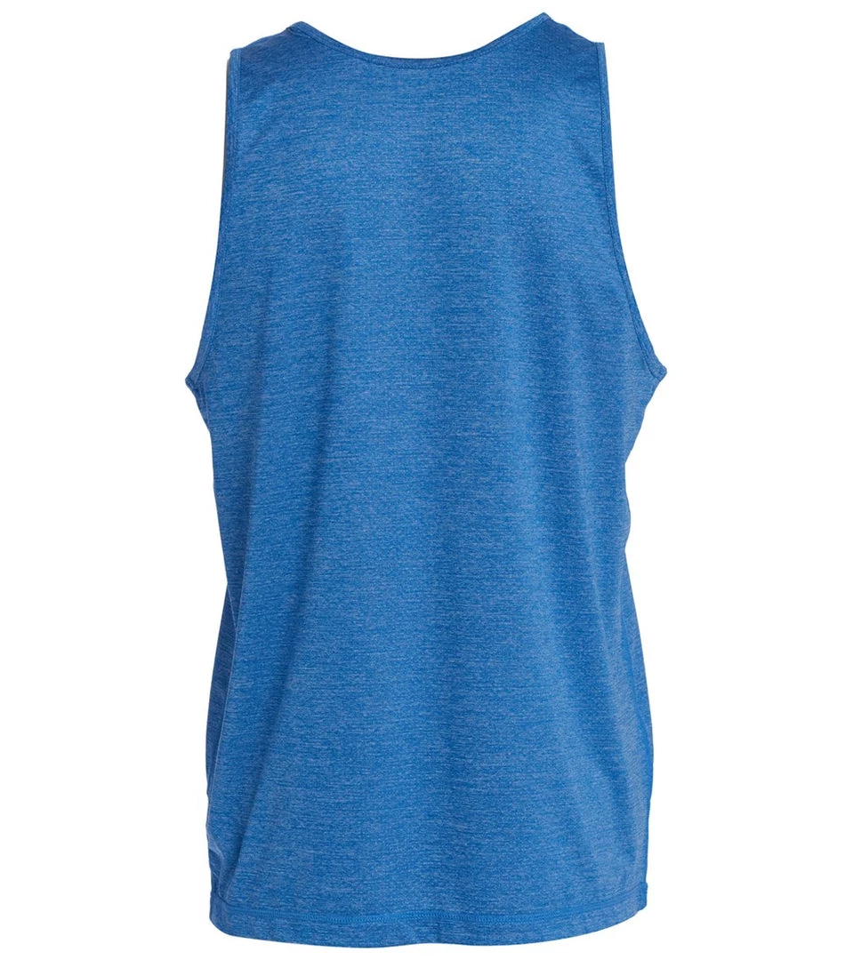 CLOTHING Vuori Men's Tradewind Performance Tank Azure Heather 5 CLOTHING Vuori Men's Tradewind Performance Tank Azure Heather