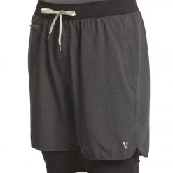 Vuori Men's Stockton Shorts Black Texture CLOTHING