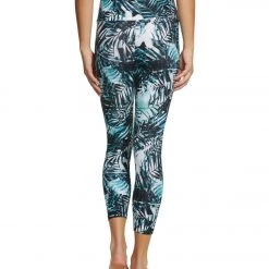 CLOTHING Balance Collection Printed High Waisted Yoga Capris Aruba Blue Palm Tropics 10 CLOTHING Balance Collection Printed High Waisted Yoga Capris Aruba Blue Palm Tropics
