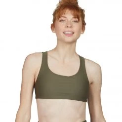 Onzie Mudra Yoga Sports Bra Sepia