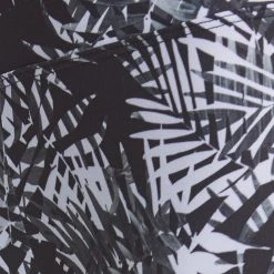 Balance Collection Printed High Waisted Yoga Capris Black White Invert