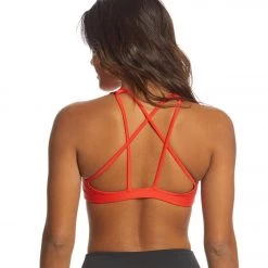 Onzie Mudra Yoga Sports Bra Hot Coral Yoga Sports Bras
