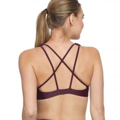 Onzie Mudra Yoga Sports Bra Aubergine Yoga Sports Bras