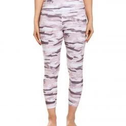 Balance Collection Printed High Waisted Yoga Capris Lotus Horizon Collage