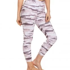 Balance Collection Printed High Waisted Yoga Capris Lotus Horizon Collage