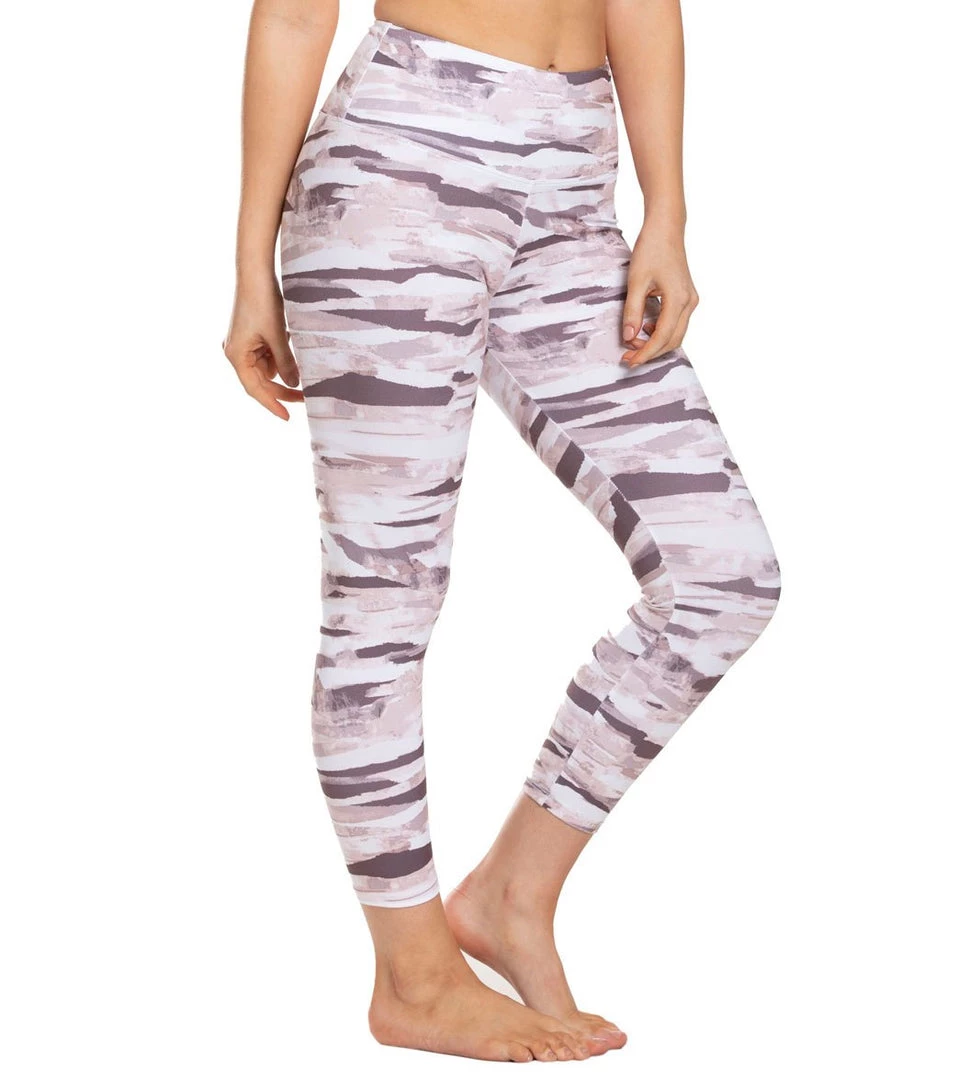 Balance Collection Printed High Waisted Yoga Capris Lotus Horizon Collage 4 Balance Collection Printed High Waisted Yoga Capris Lotus Horizon Collage