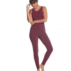 Hard Tail Low Back Yoga & Dance Leotard Fig