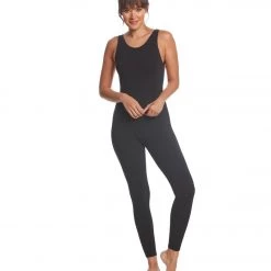 Hard Tail Low Back Yoga & Dance Leotard Black CLOTHING