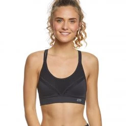 CLOTHING Marika Skylar Seamless Yoga Sports Bra Black