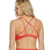 Onzie Mudra Yoga Sports Bra Red Hot