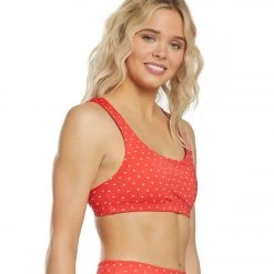 Onzie Mudra Yoga Sports Bra Red Hot