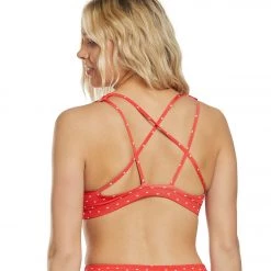 Onzie Mudra Yoga Sports Bra Red Hot
