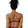 Onzie Mudra Yoga Sports Bra Red Leopard Yoga Sports Bras
