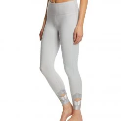 CLOTHING Betsey Johnson Performance Banded Cutout Ankle Yoga Leggings Light Heather Grey 13 CLOTHING Betsey Johnson Performance Banded Cutout Ankle Yoga Leggings Light Heather Grey