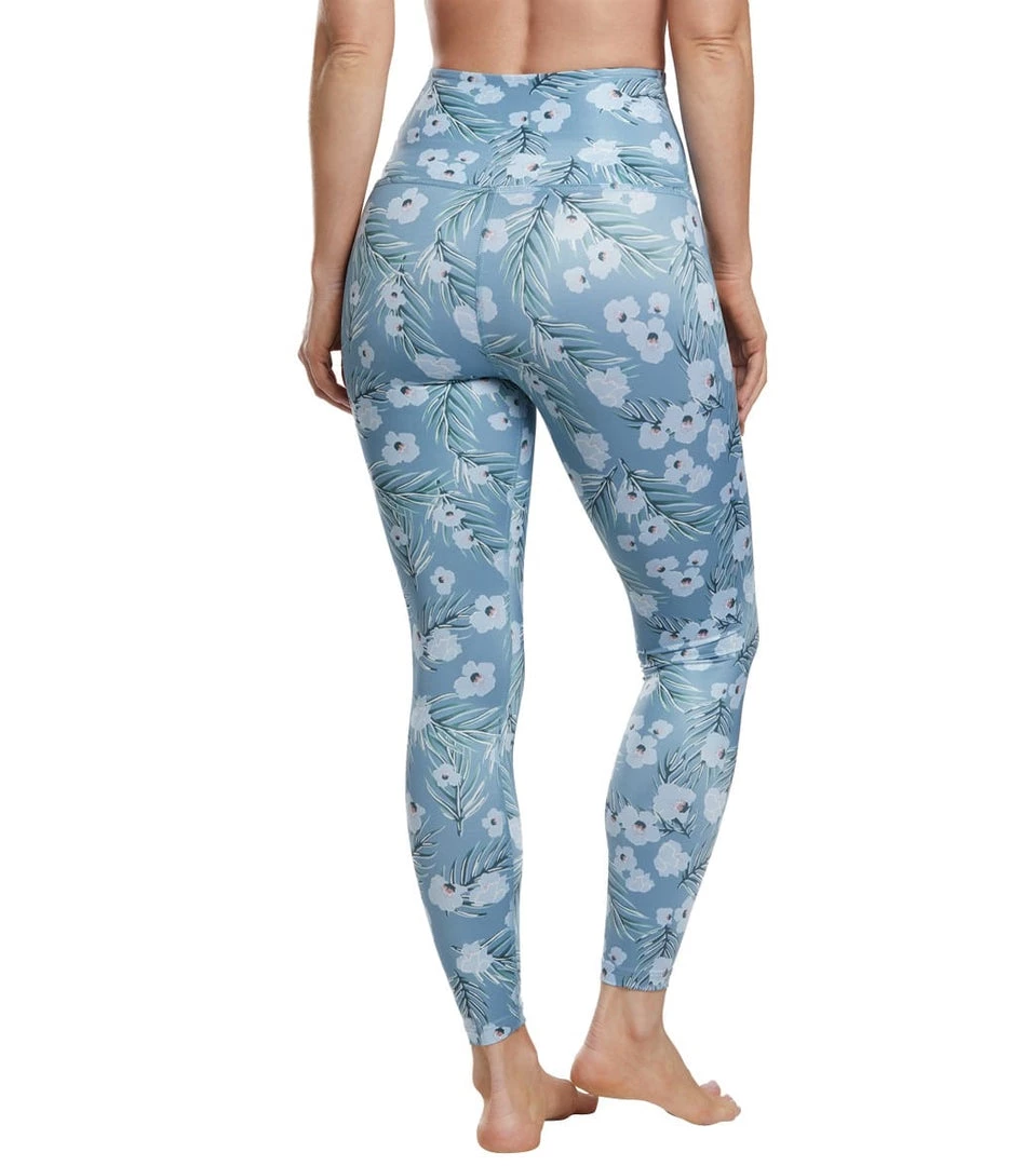 Beyond Yoga Lux High Waisted 7/8 Yoga Leggings Sky Blossoms 5 Beyond Yoga Lux High Waisted 7/8 Yoga Leggings Sky Blossoms