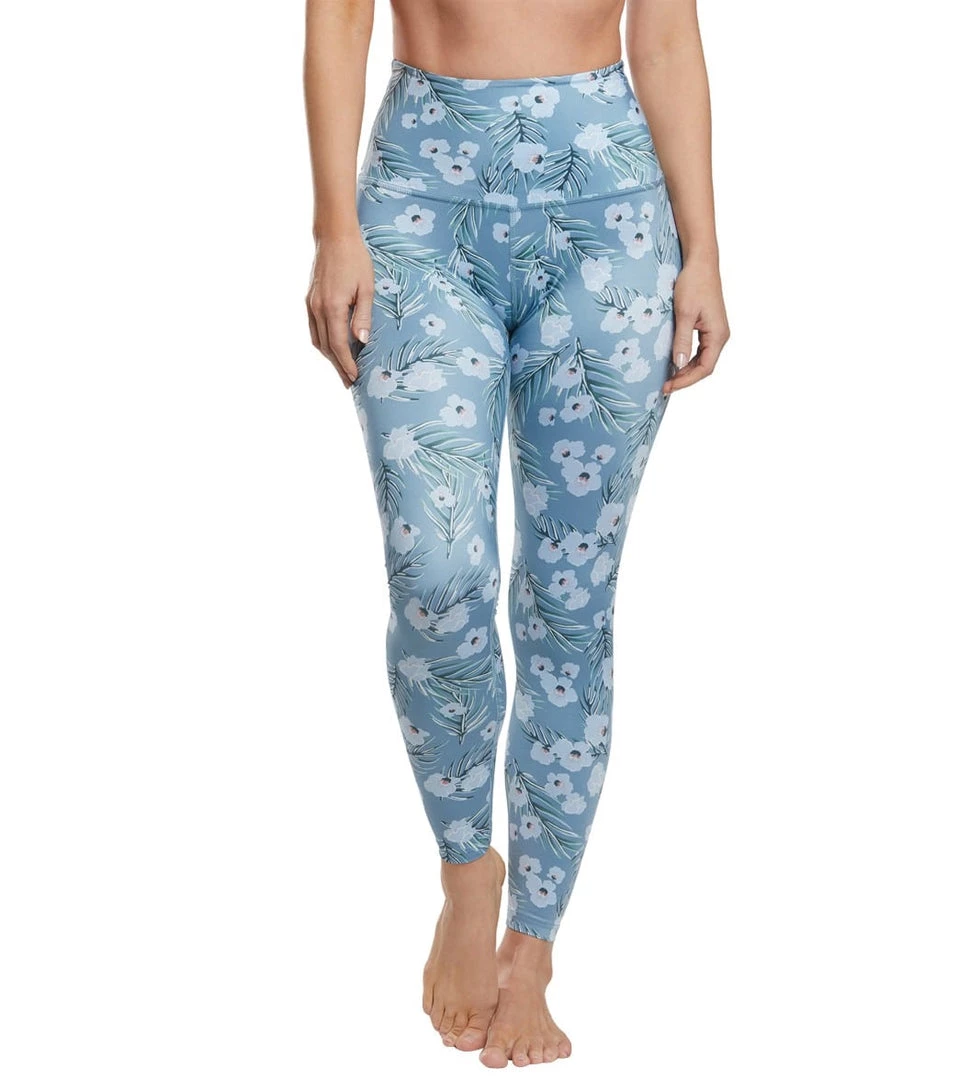 Beyond Yoga Lux High Waisted 7/8 Yoga Leggings Sky Blossoms 9 Beyond Yoga Lux High Waisted 7/8 Yoga Leggings Sky Blossoms