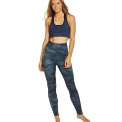 Beyond Yoga Lux High Waisted 7/8 Yoga Leggings Navy Camo CLOTHING 12 Beyond Yoga Lux High Waisted 7/8 Yoga Leggings Navy Camo CLOTHING