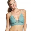 Free People Adella Bralette Blue Green CLOTHING