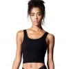 CLOTHING NUX Be Free Seamless Yoga Crop Top Black