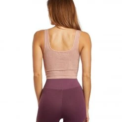 NUX Be Free Seamless Yoga Crop Top Desert Rose Wash CLOTHING 11 NUX Be Free Seamless Yoga Crop Top Desert Rose Wash CLOTHING