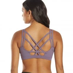 Everyday Yoga Radiant Solid Strappy Back Sports Bra CLOTHING
