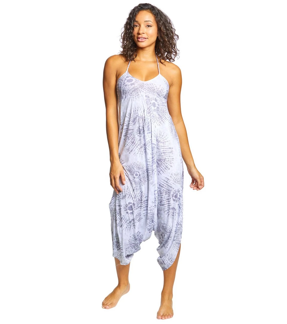 Onzie Tica Romper Gray Shibori CLOTHING 3 Onzie Tica Romper Gray Shibori CLOTHING
