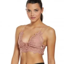 Free People Adella Bralette Brown