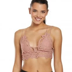 Free People Adella Bralette Brown