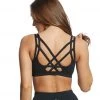 CLOTHING Everyday Yoga Radiant Solid Strappy Back Sports Bra Black