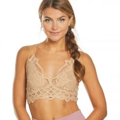 Free People Adella Bralette Nude CLOTHING