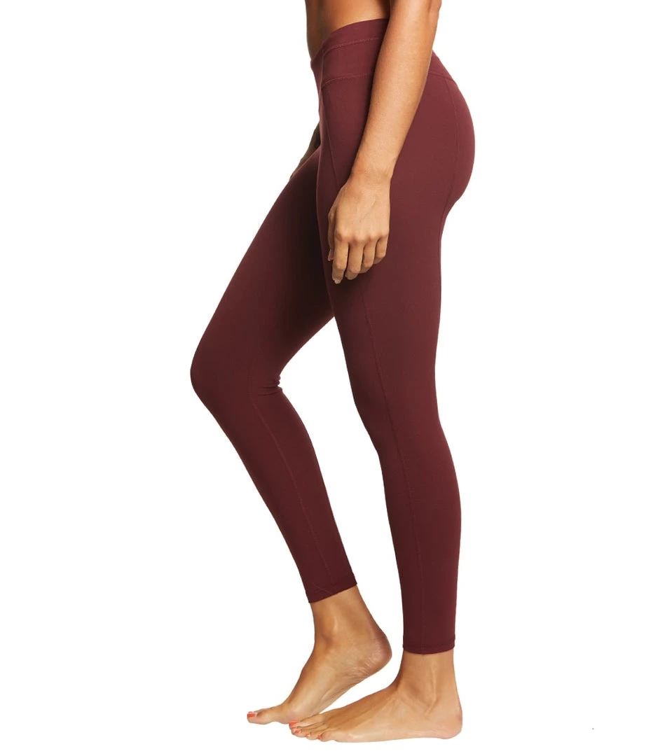 PrAna Momento 7/8 Yoga Leggings Black Cherry 4 PrAna Momento 7/8 Yoga Leggings Black Cherry