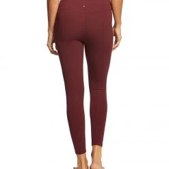 PrAna Momento 7/8 Yoga Leggings Black Cherry 10 PrAna Momento 7/8 Yoga Leggings Black Cherry