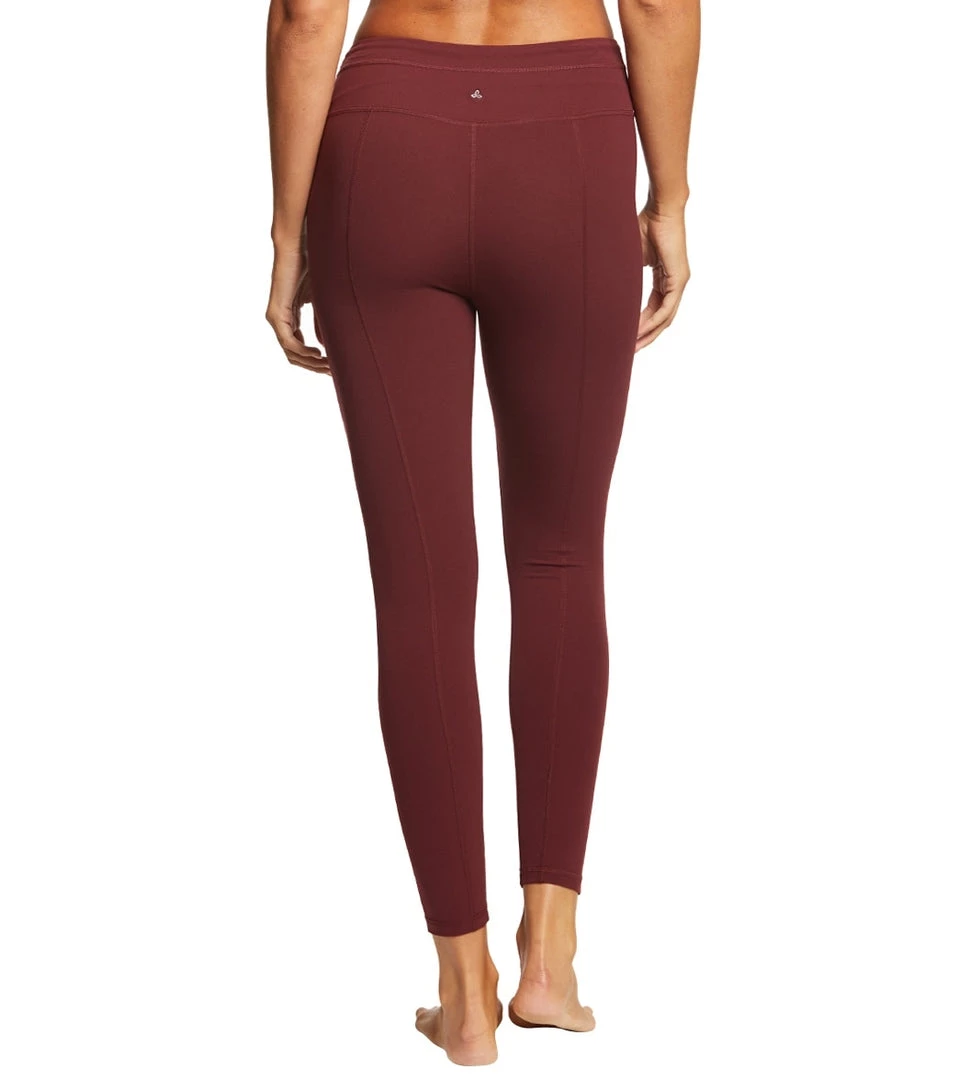 PrAna Momento 7/8 Yoga Leggings Black Cherry 5 PrAna Momento 7/8 Yoga Leggings Black Cherry