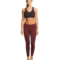 PrAna Momento 7/8 Yoga Leggings Black Cherry 11 PrAna Momento 7/8 Yoga Leggings Black Cherry