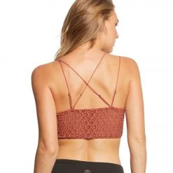 Free People Adella Bralette Coral