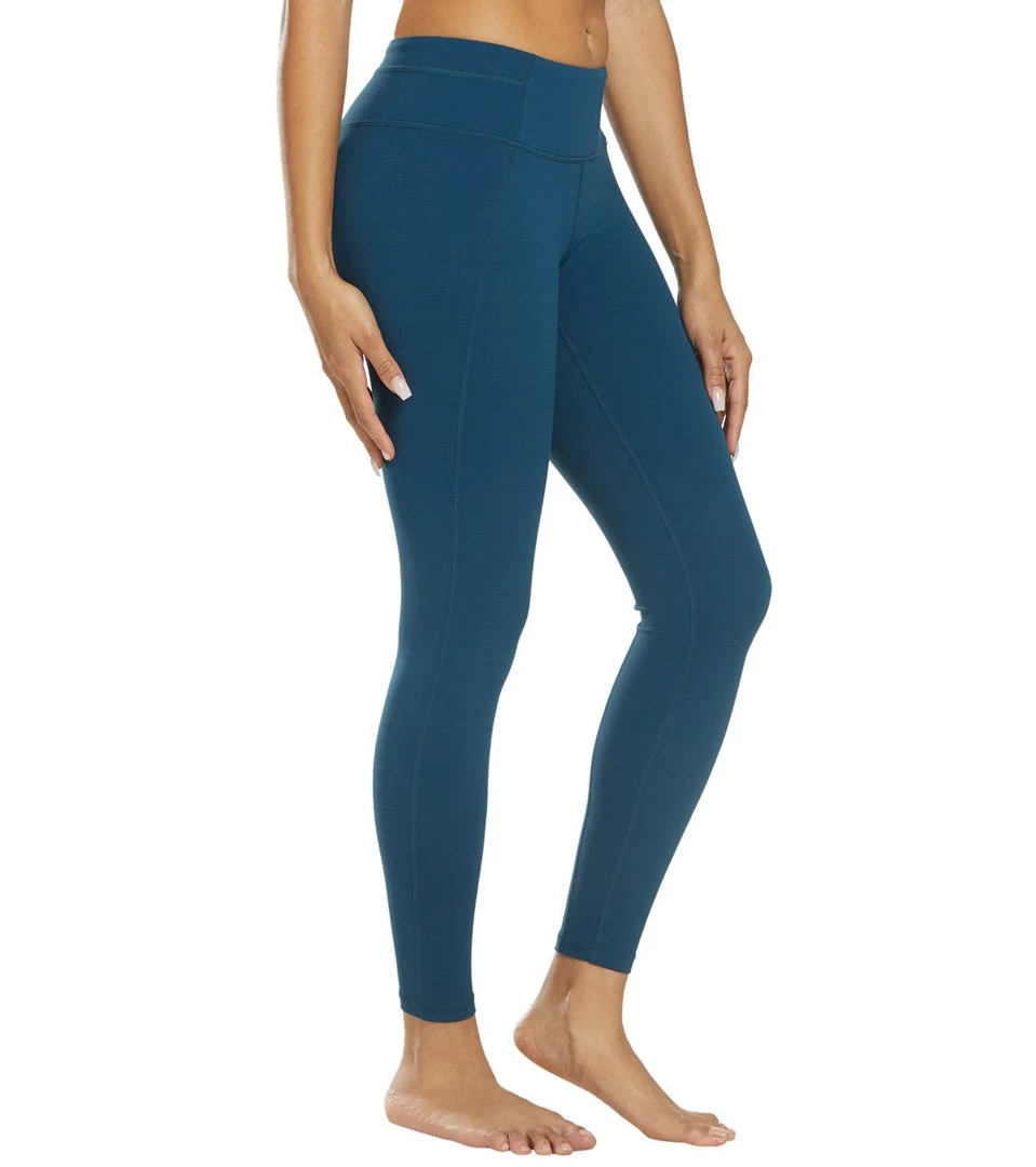 PrAna Momento 7/8 Yoga Leggings Petrol Blue 7 PrAna Momento 7/8 Yoga Leggings Petrol Blue