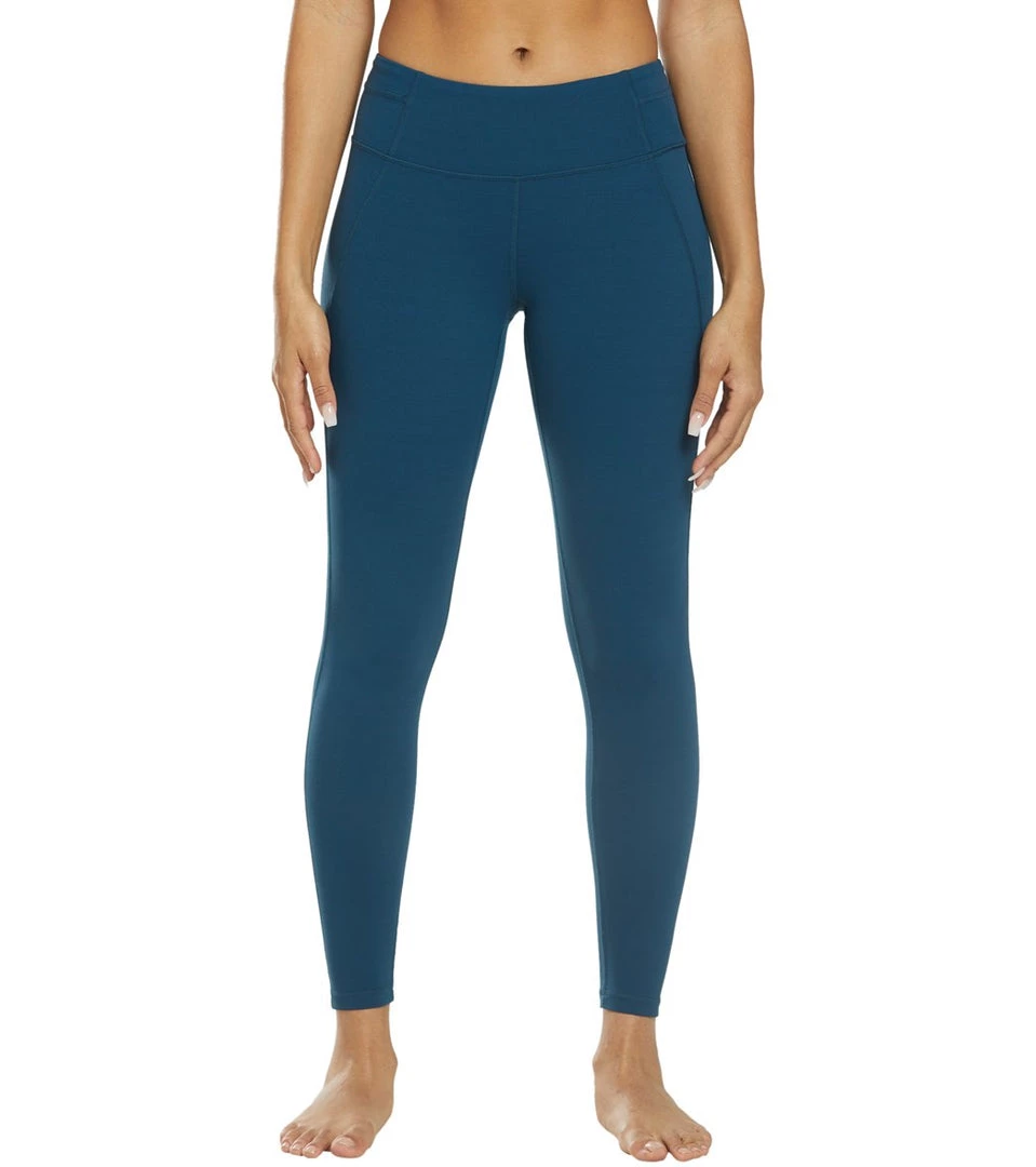 PrAna Momento 7/8 Yoga Leggings Petrol Blue 9 PrAna Momento 7/8 Yoga Leggings Petrol Blue