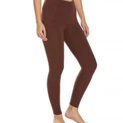 PrAna Momento 7/8 Yoga Leggings Cocoa CLOTHING 10 PrAna Momento 7/8 Yoga Leggings Cocoa CLOTHING